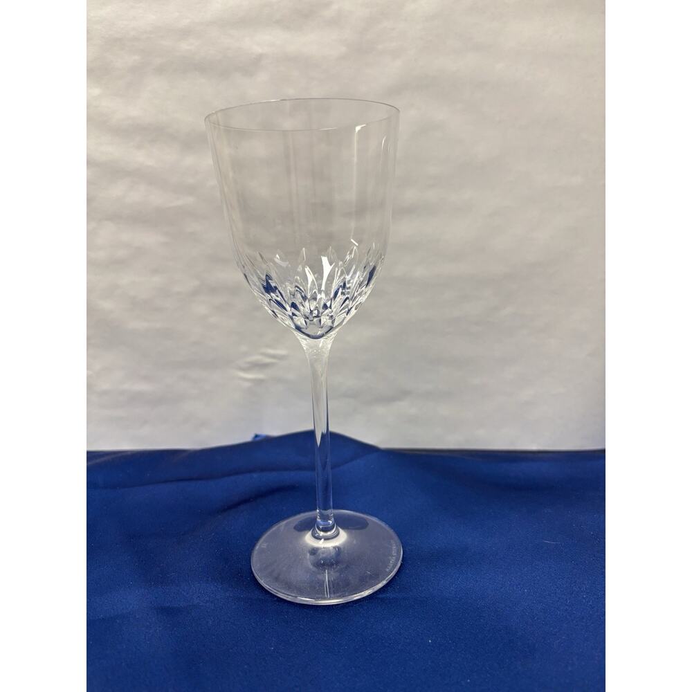 Martha Stewart Petals Crystal Wine Glass By Wedgwood 8.4"H 2006